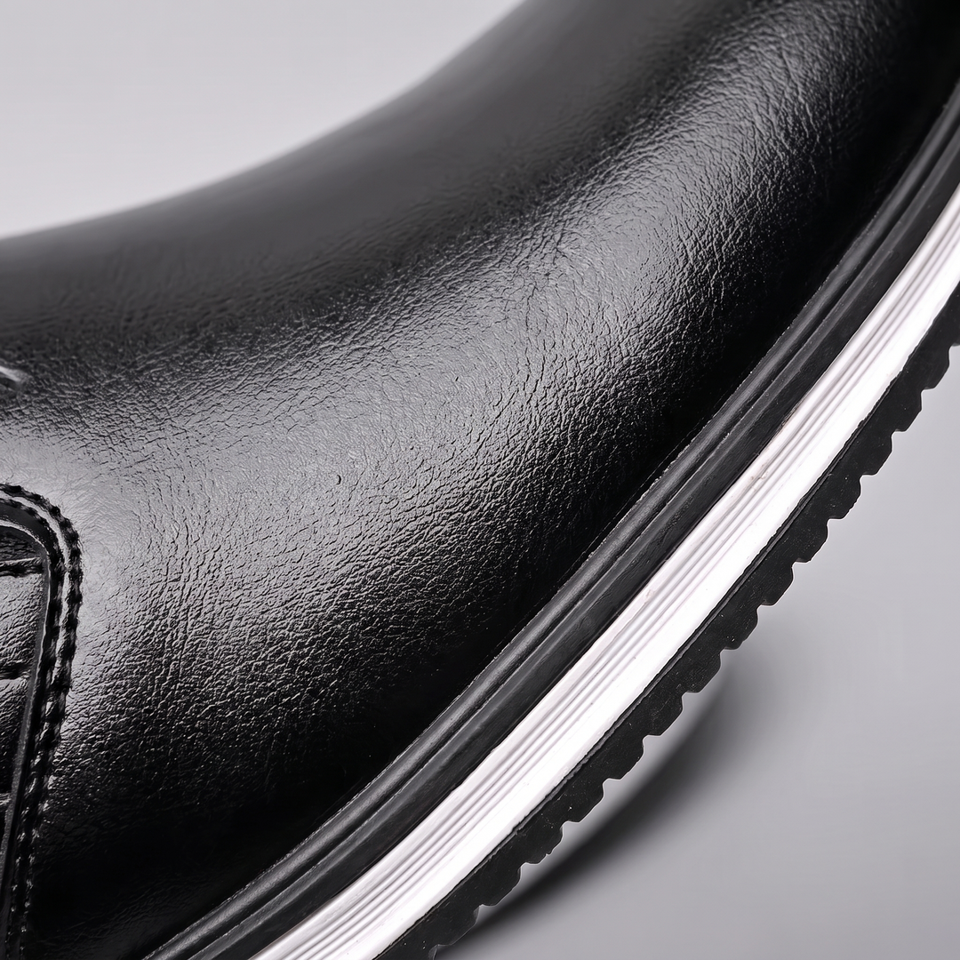 RUPERT SMART LEATHER TRAINERS