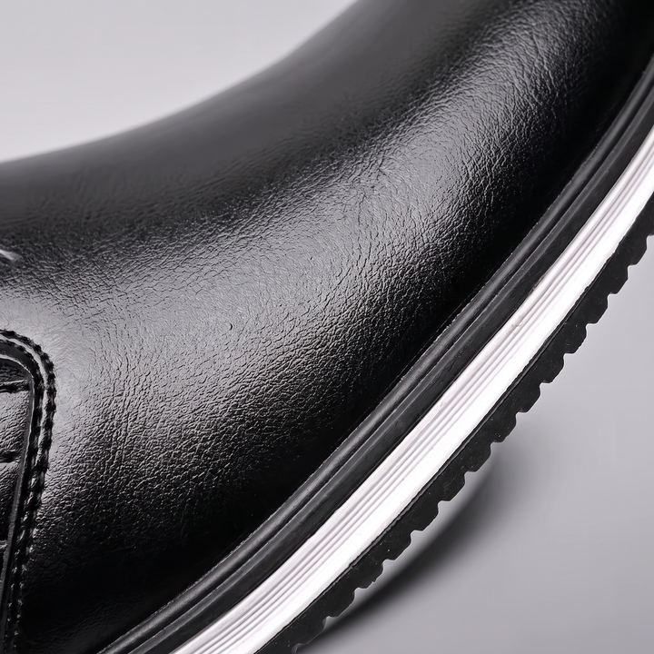 RUPERT SMART LEATHER TRAINERS