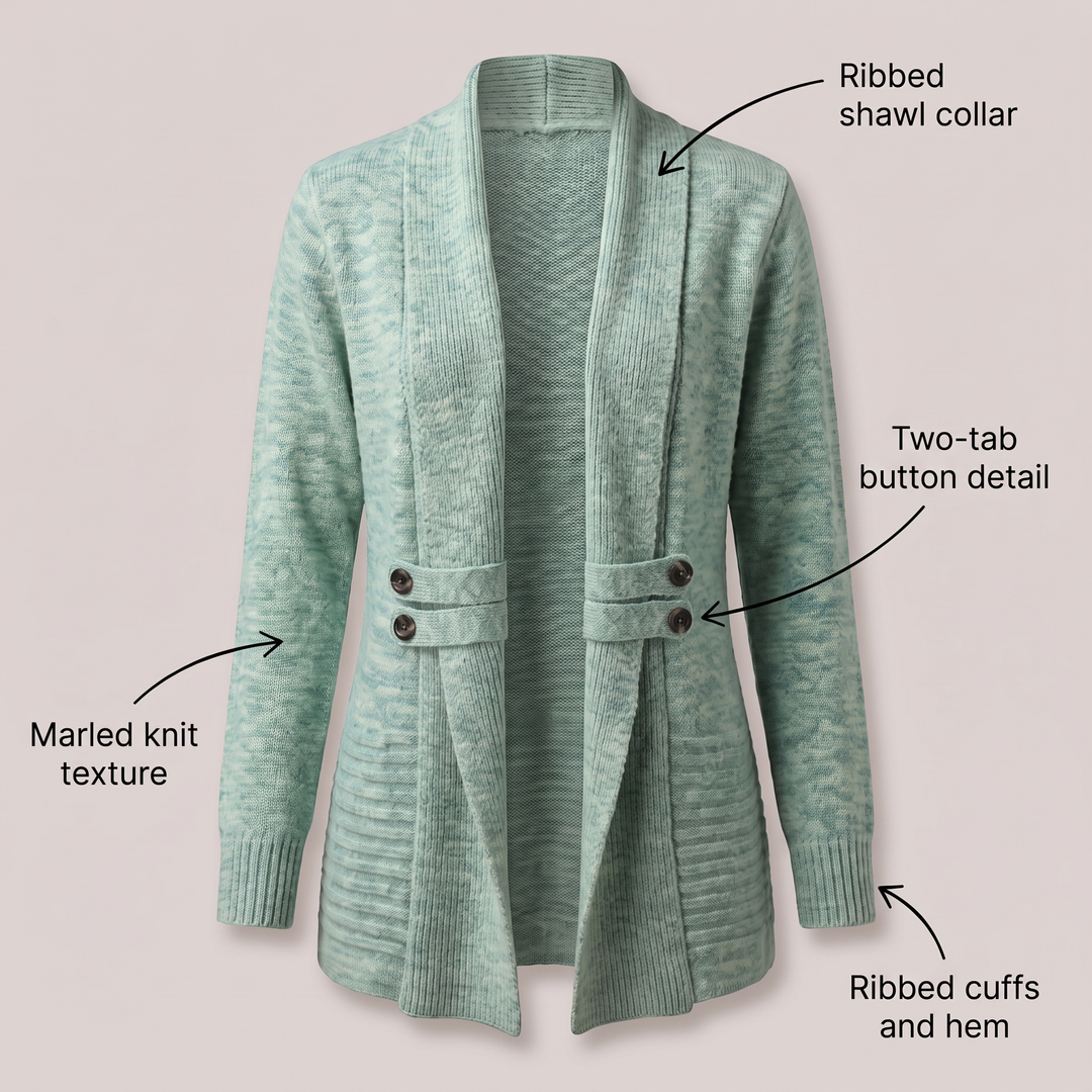 MEREDITH BUTTON-FRONT TROUSER SET