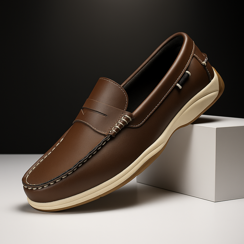 ASHFORD LEATHER LOAFERS
