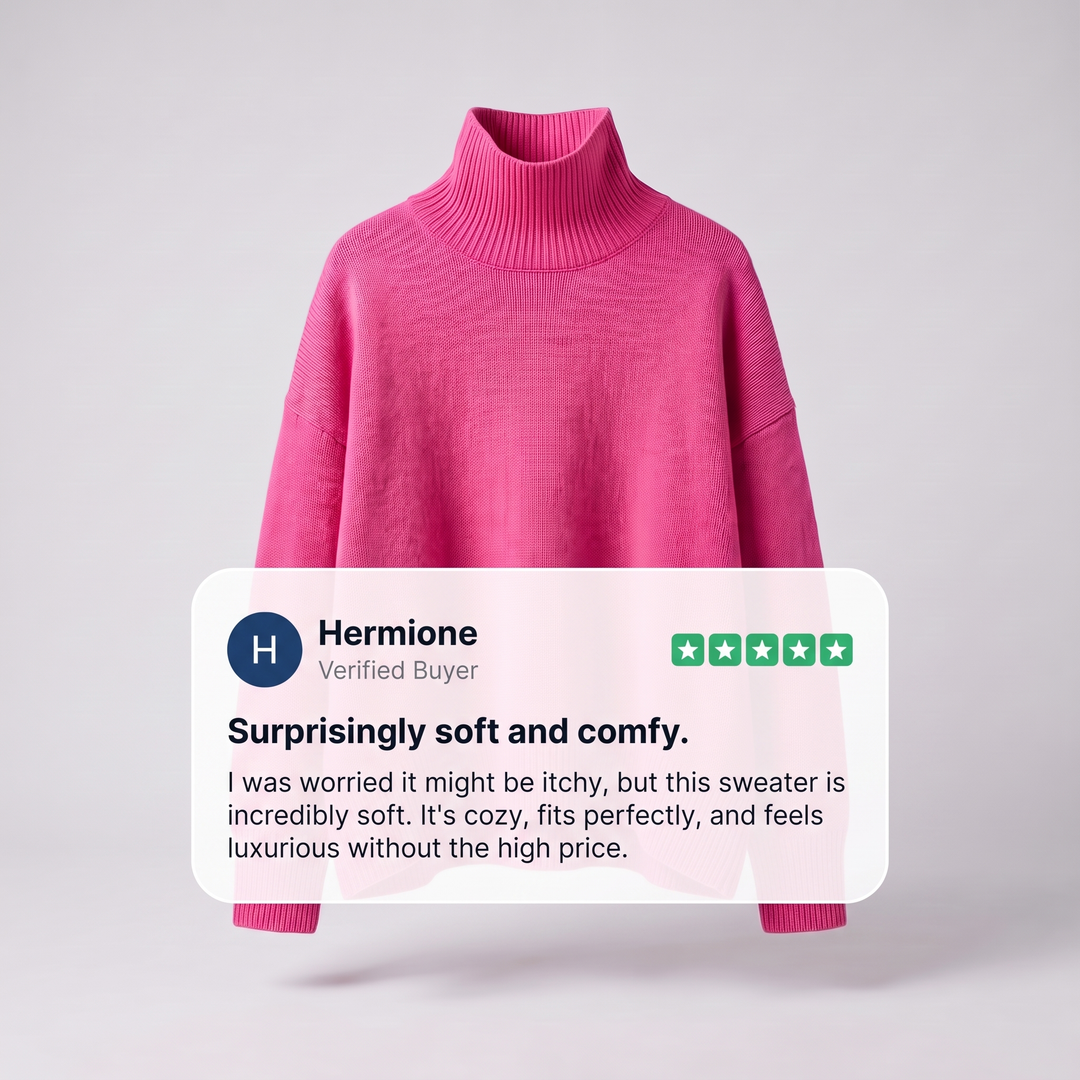 ARIA OVERSIZED TURTLENECK Jumper