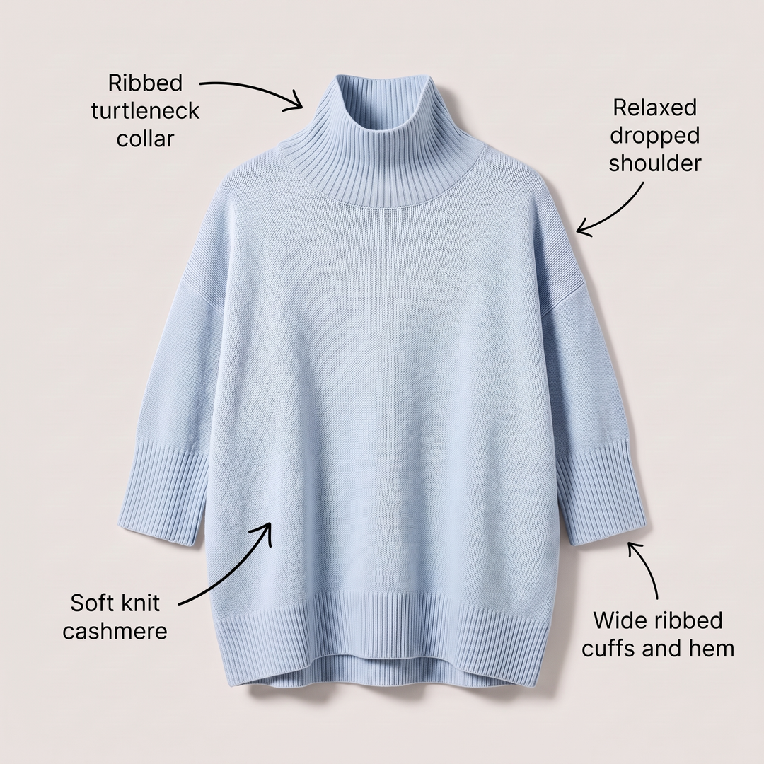 ARIA OVERSIZED TURTLENECK Jumper