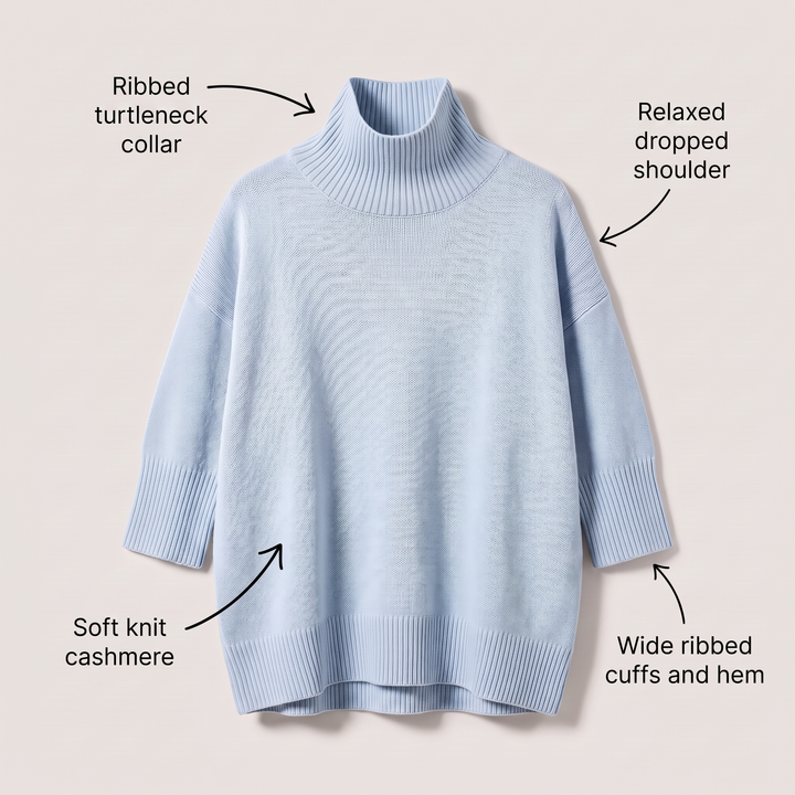 ARIA OVERSIZED TURTLENECK Jumper