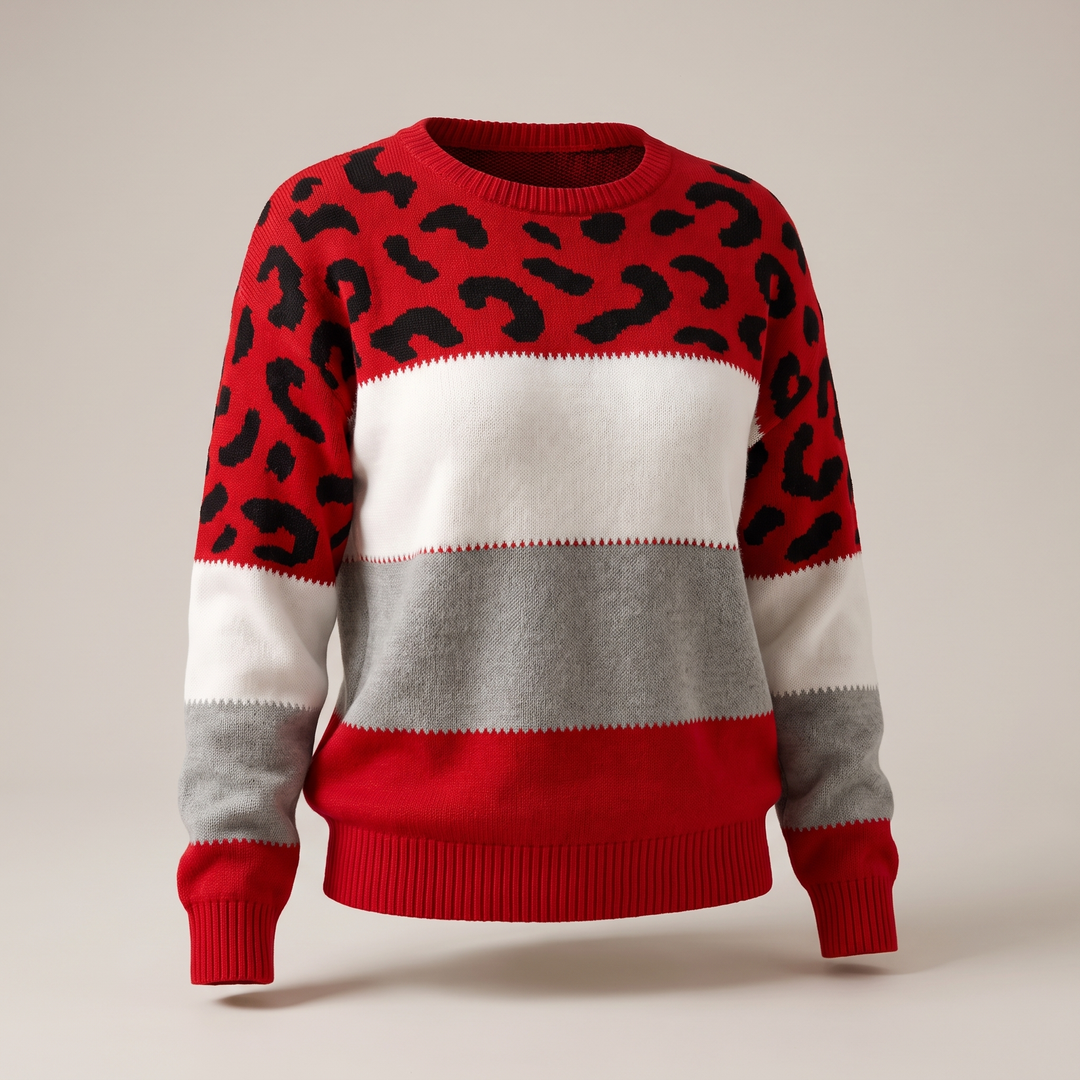 VELORA LEOPARD LUXE Jumper