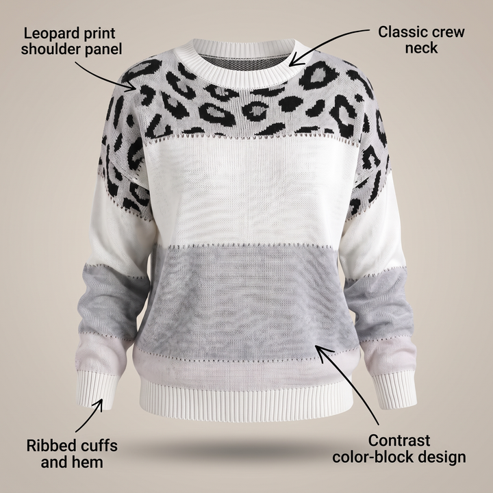 VELORA LEOPARD LUXE Jumper
