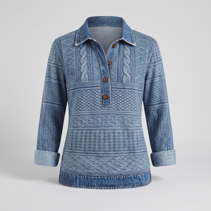 NIVELLE MODERN HALF-BUTTON Jumper