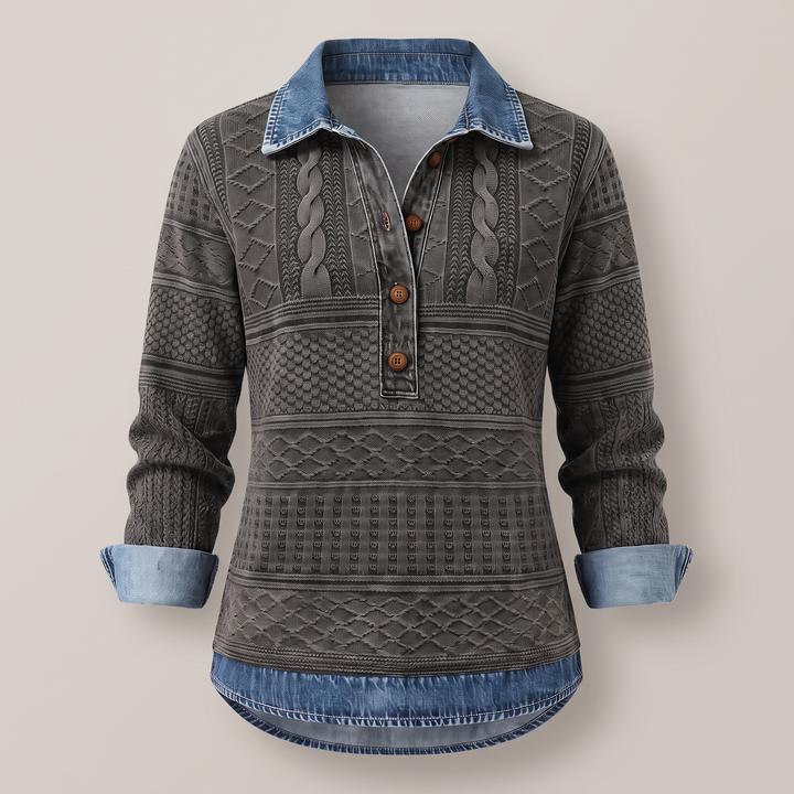 NIVELLE MODERN HALF-BUTTON Jumper