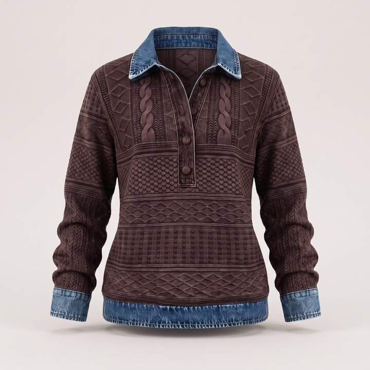 NIVELLE MODERN HALF-BUTTON Jumper