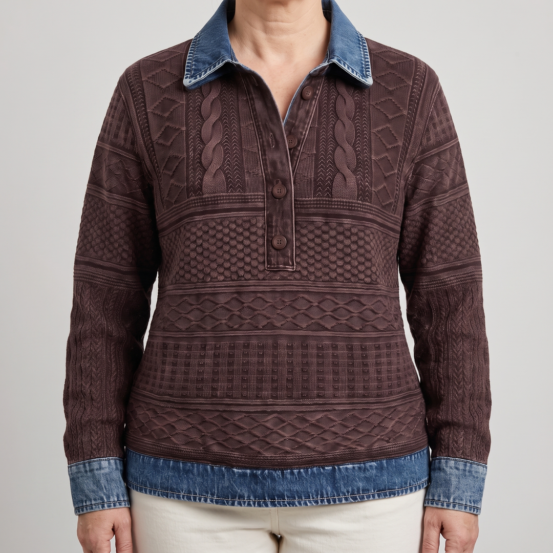 NIVELLE MODERN HALF-BUTTON Jumper