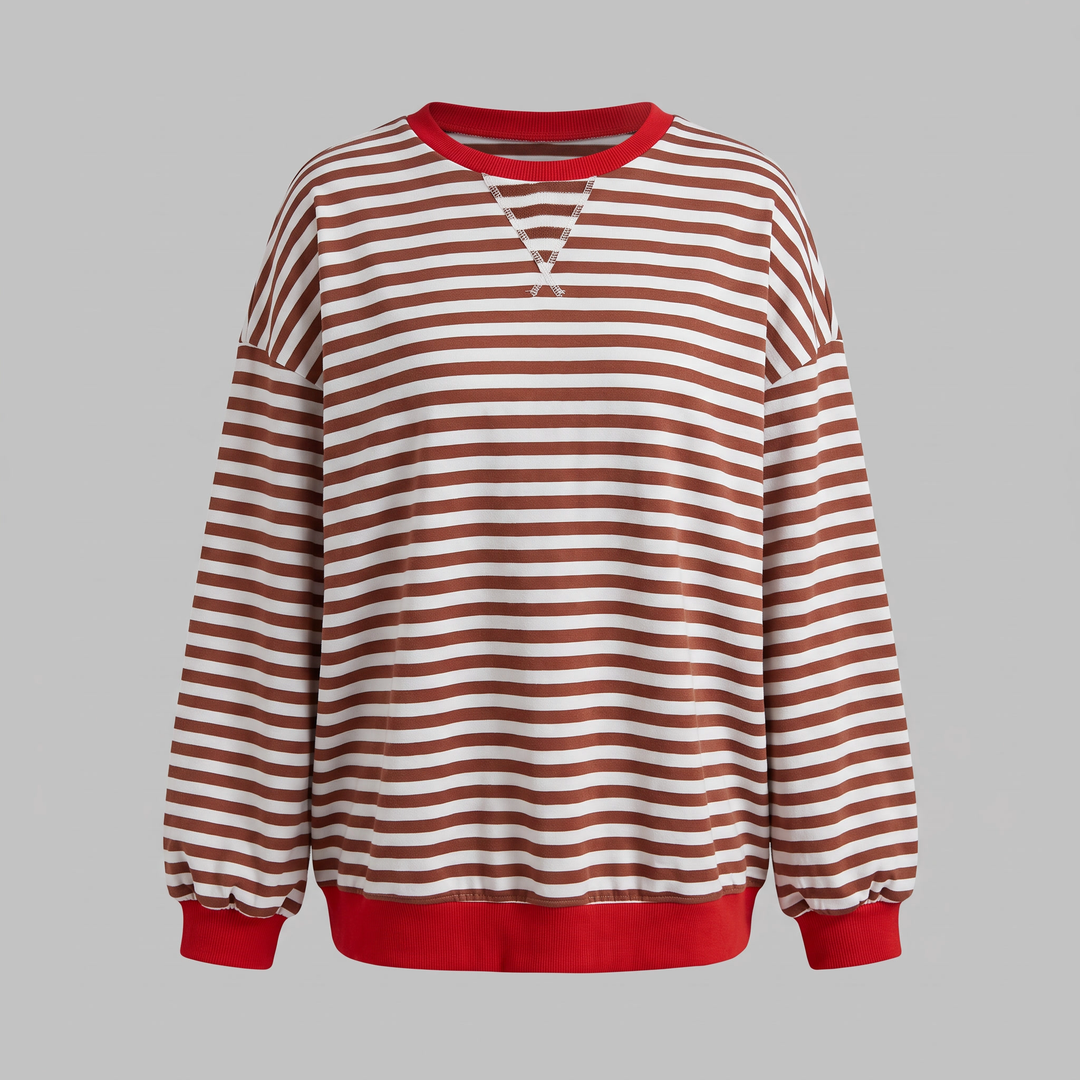 ELARA STRIPED PULLOVER
