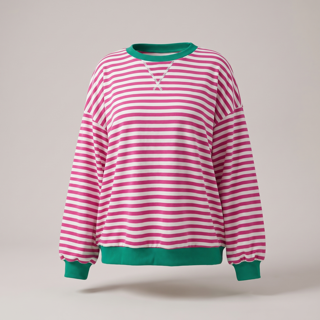 ELARA STRIPED PULLOVER