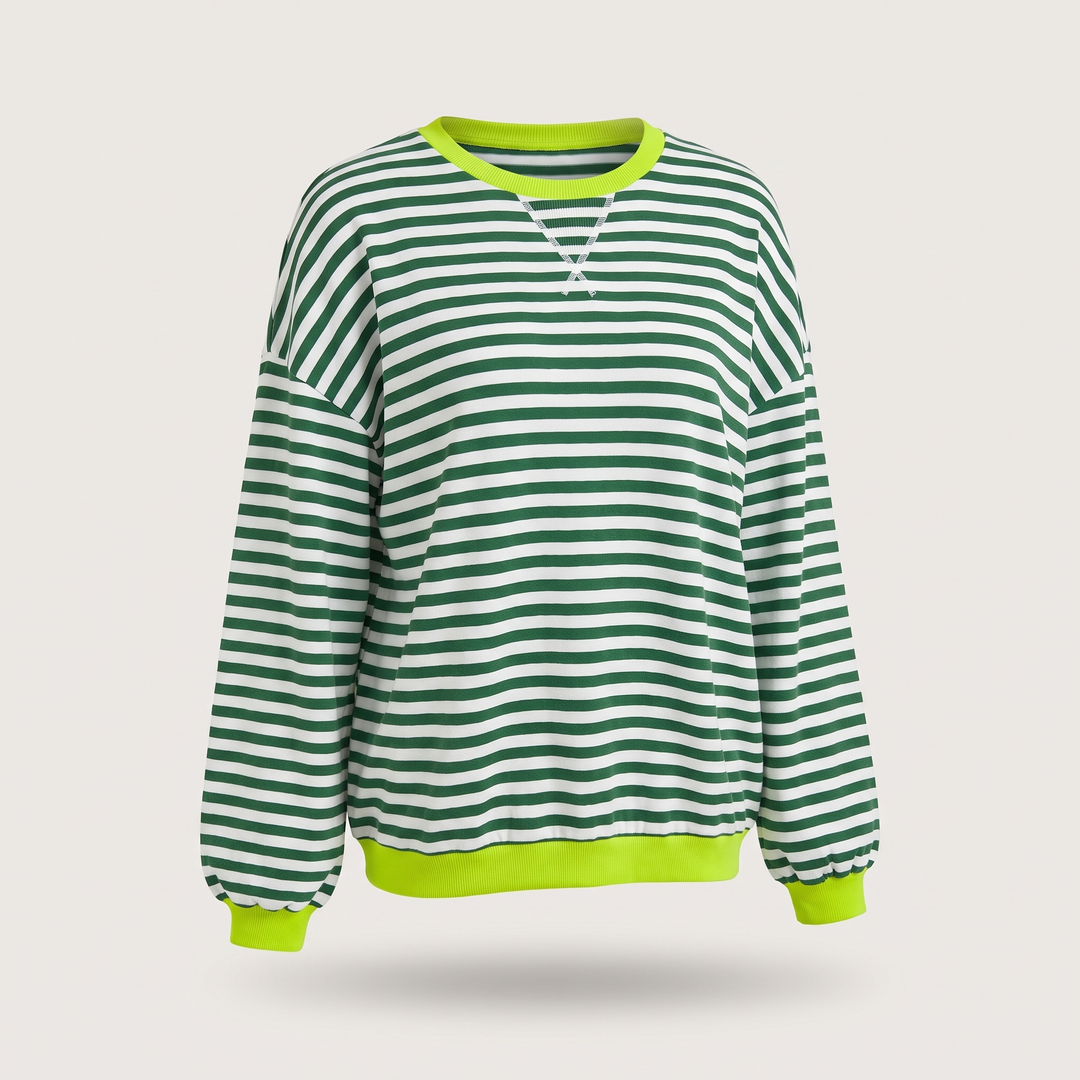 ELARA STRIPED PULLOVER