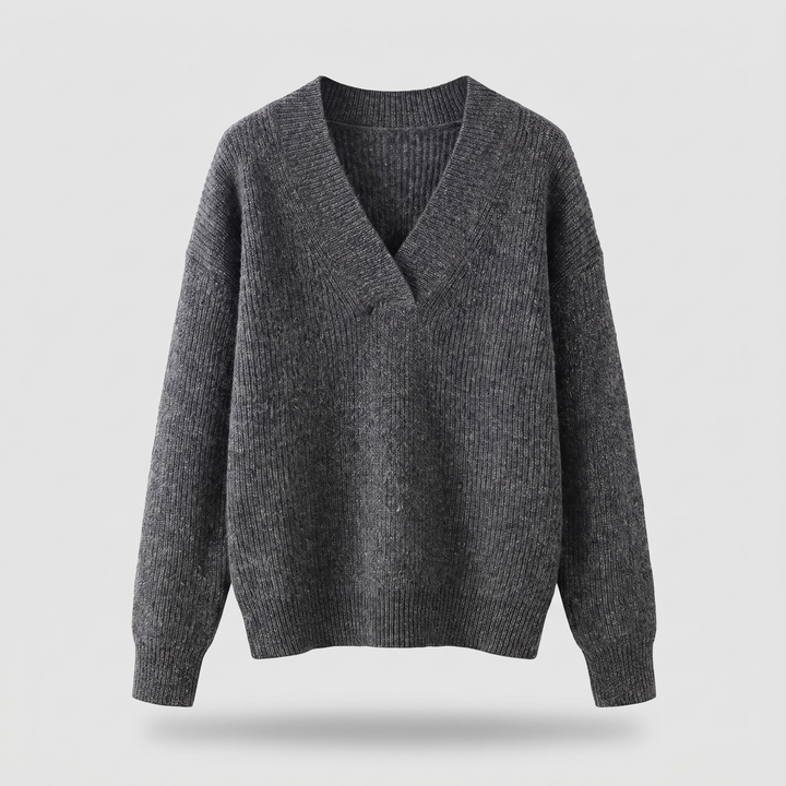 CAMILLE COZY V-NECK KNIT
