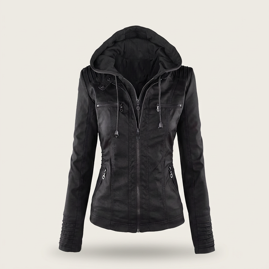 GENEVIEVE FAUX SUEDE JACKET
