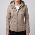 GENEVIEVE FAUX SUEDE JACKET