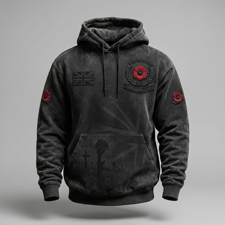 CLASSIC POPPY PRINT HOODIE