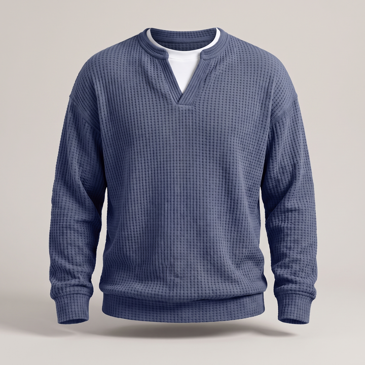 COSY LAYER WAFFLE TOP
