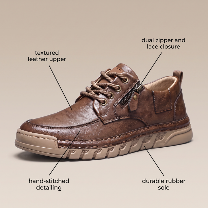 CLASSIC LEATHER CASUAL TRAINERS