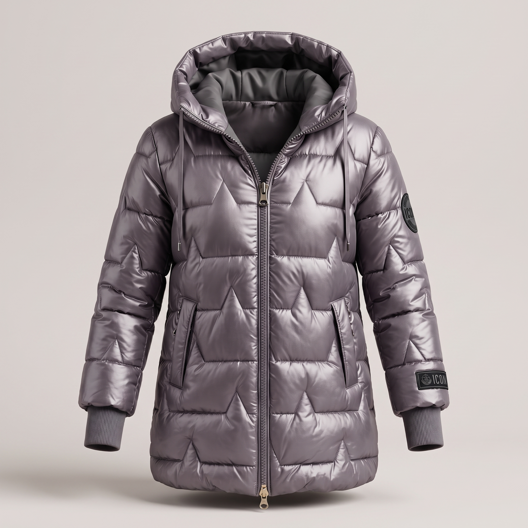 LUXURY WARM HOODED COAT