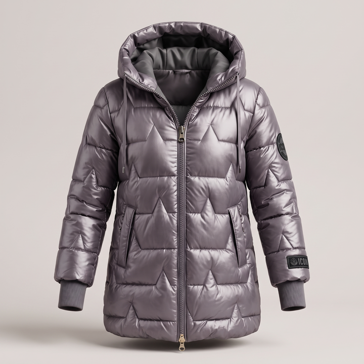 LUXURY WARM HOODED COAT