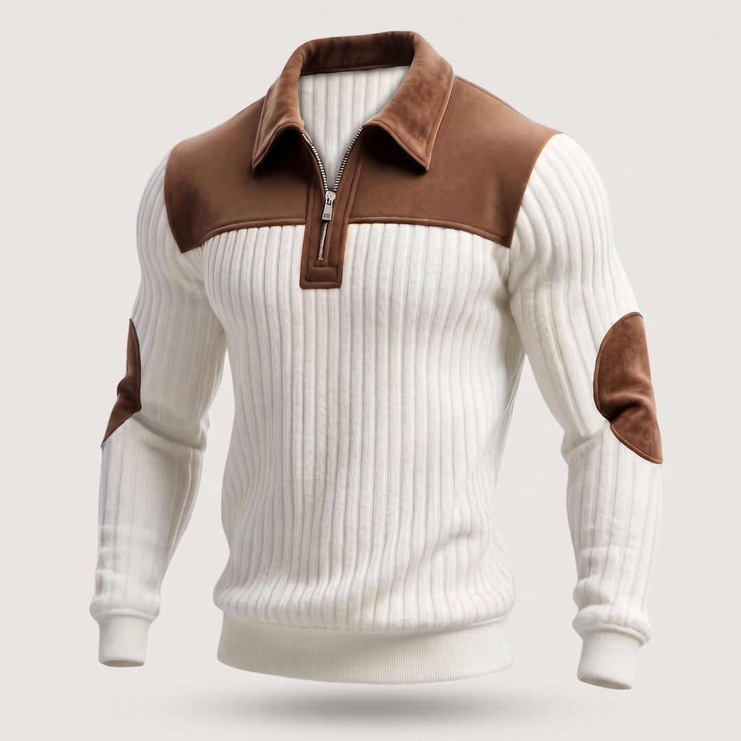 HERITAGE HALF ZIP KNIT JUMPER
