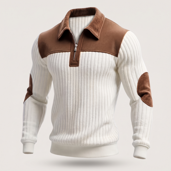 HERITAGE HALF ZIP KNIT JUMPER