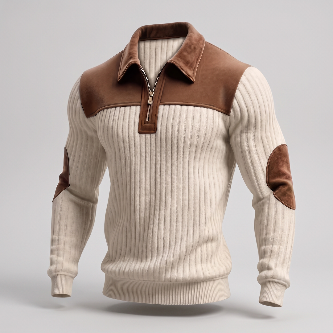 HERITAGE HALF ZIP KNIT JUMPER