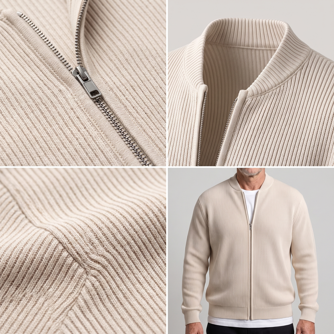 MODERN HERITAGE KNIT JACKET