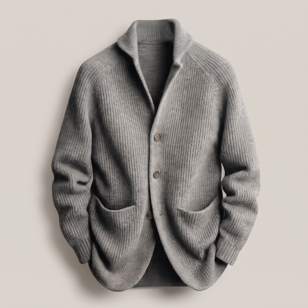 REFINED RIBBED KNIT BLAZER