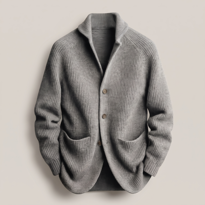 REFINED RIBBED KNIT BLAZER