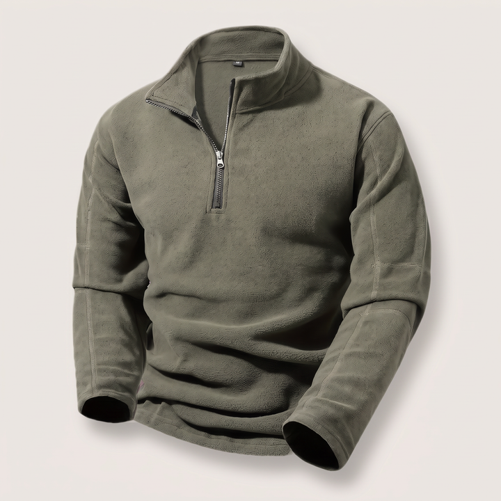SMART STAND COLLAR SWEATSHIRT