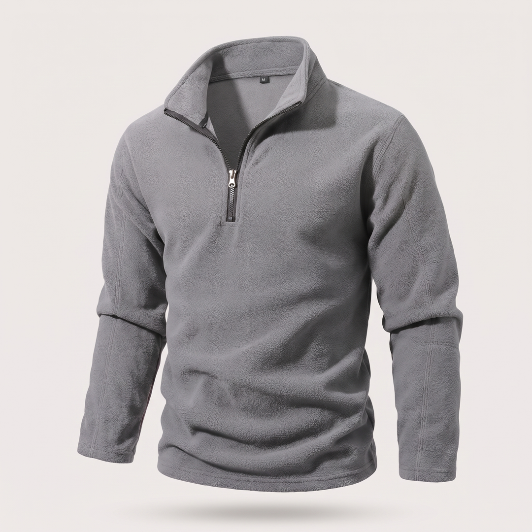 SMART STAND COLLAR SWEATSHIRT