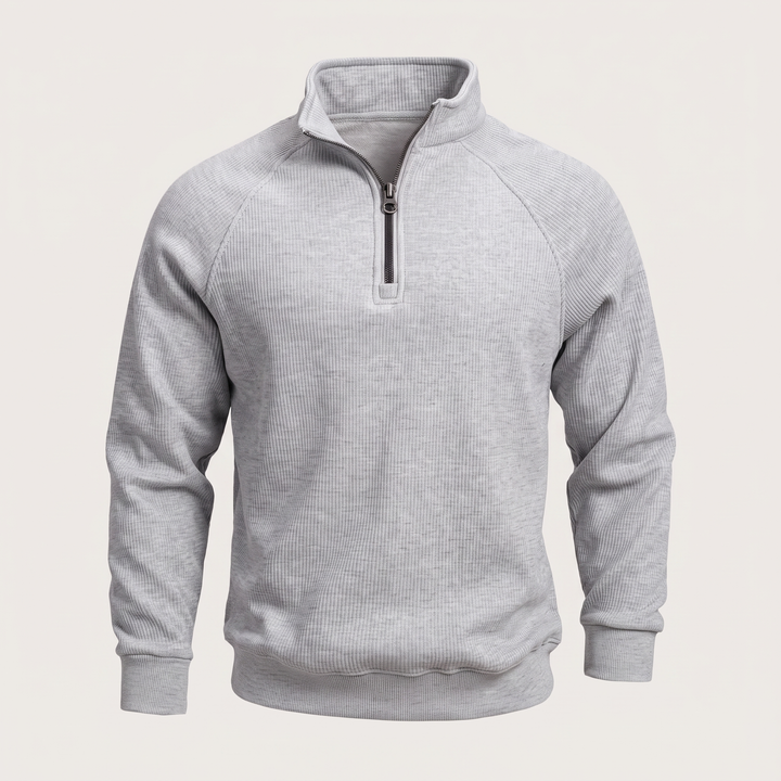 CLASSIC RIBBED HALF ZIP JUMPER
