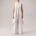 ELEGANT ASYMMETRIC WIDE LEG JUMPSUIT