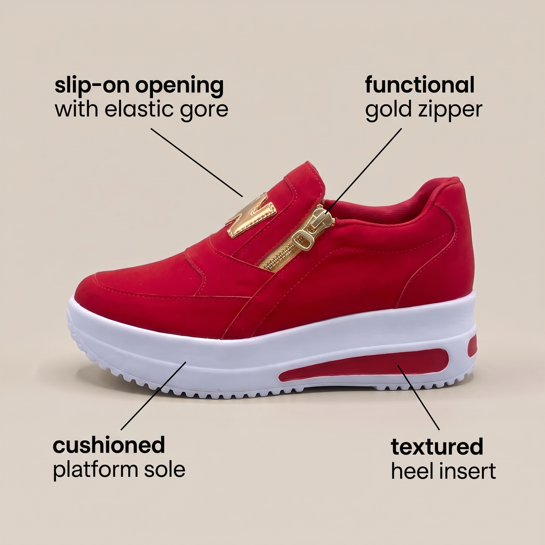 CUSHIONED SLIP ON TRAINERS