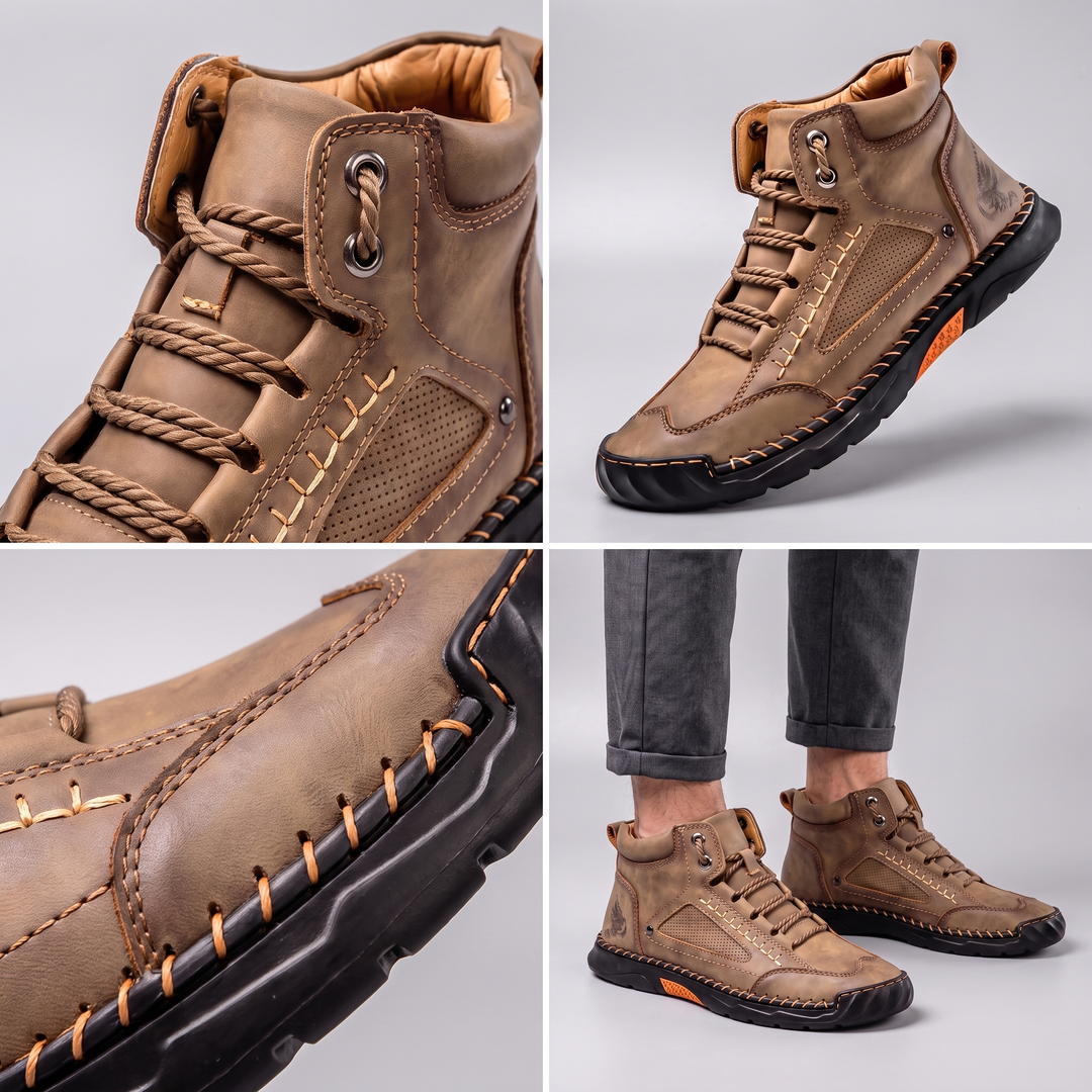 RUGGED OUTDOOR WALKING BOOTS