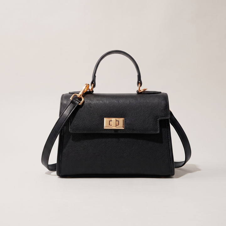 CLASSIC STRUCTURED LEATHER HANDBAG