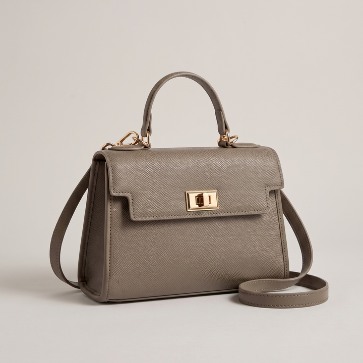 CLASSIC STRUCTURED LEATHER HANDBAG