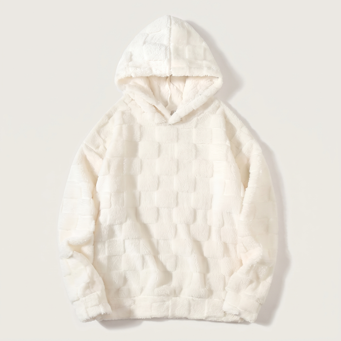 COSY WAFFLE KNIT HOODIE