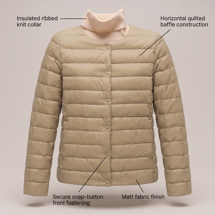 LIGHTWEIGHT QUILTED PUFFER JACKET