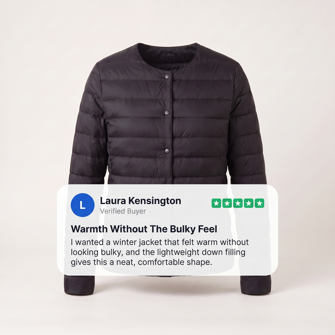 LIGHTWEIGHT QUILTED PUFFER JACKET