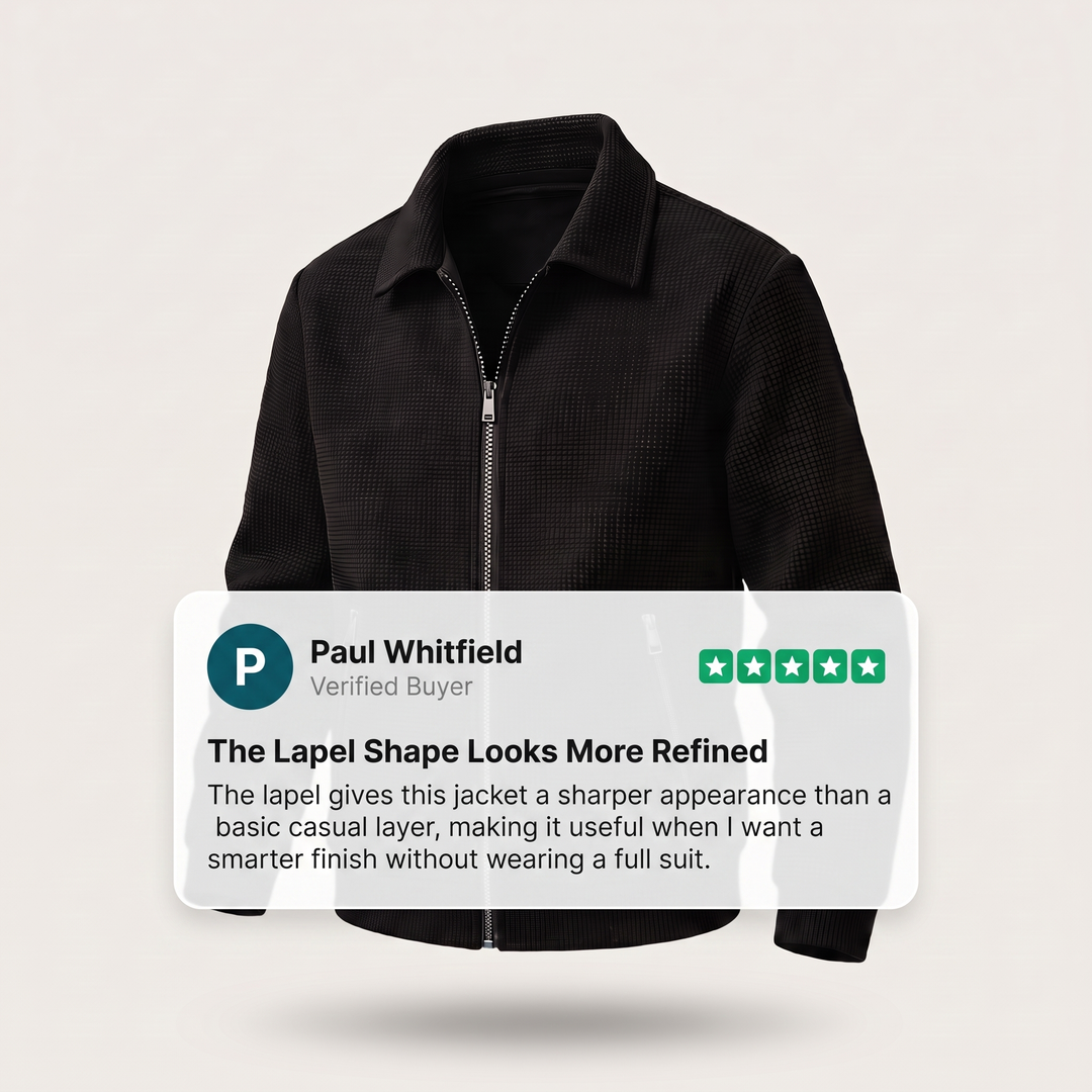 HARBOUR TEXTURED ZIP JACKET