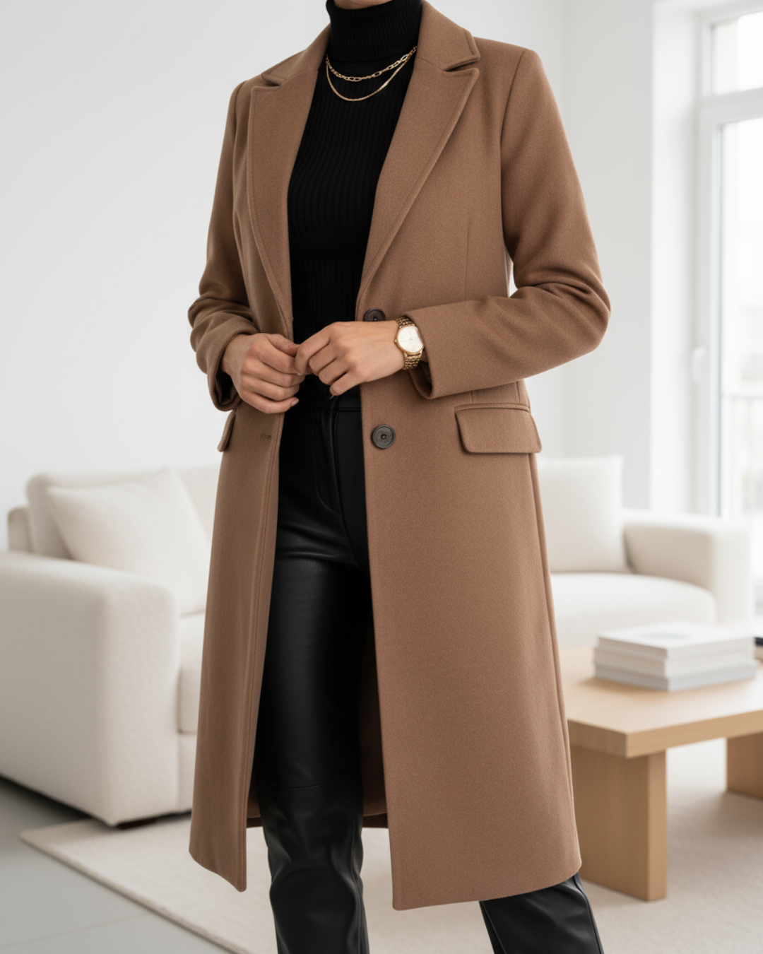 LUCIENNE ELEGANT LONG COAT