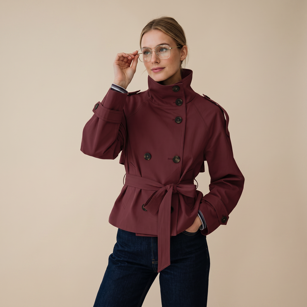 EVELYN BELTED TRENCH COAT
