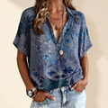 MERRIVALE LEAF-PRINT BLOUSE