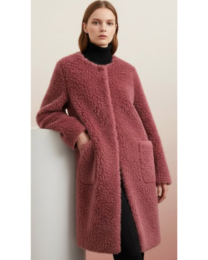 HOLLMERE SHEARLING COAT