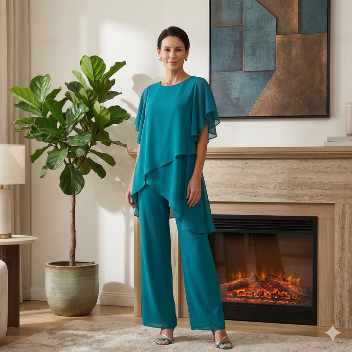 ELLA ELEGANT TOP &amp; TrouserS COMBO