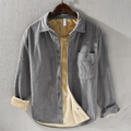 ASHCROFT LINED CORD SHIRT