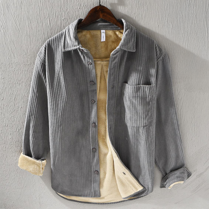 ASHCROFT LINED CORD SHIRT