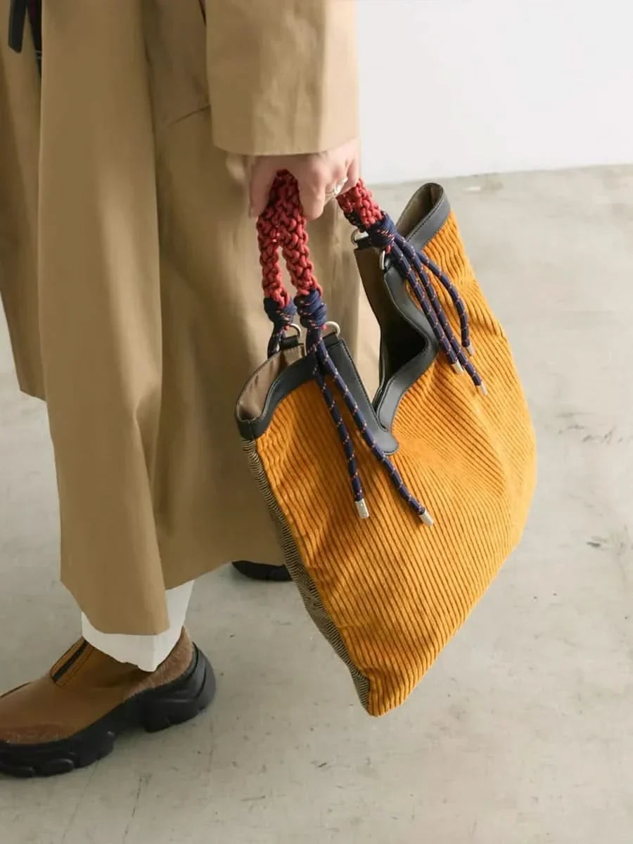 HARRISON CORDUROY TOTE